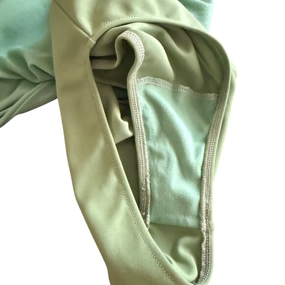 Green Halter Plunge Bodysuit Womens Size S - Picture 5 of 6